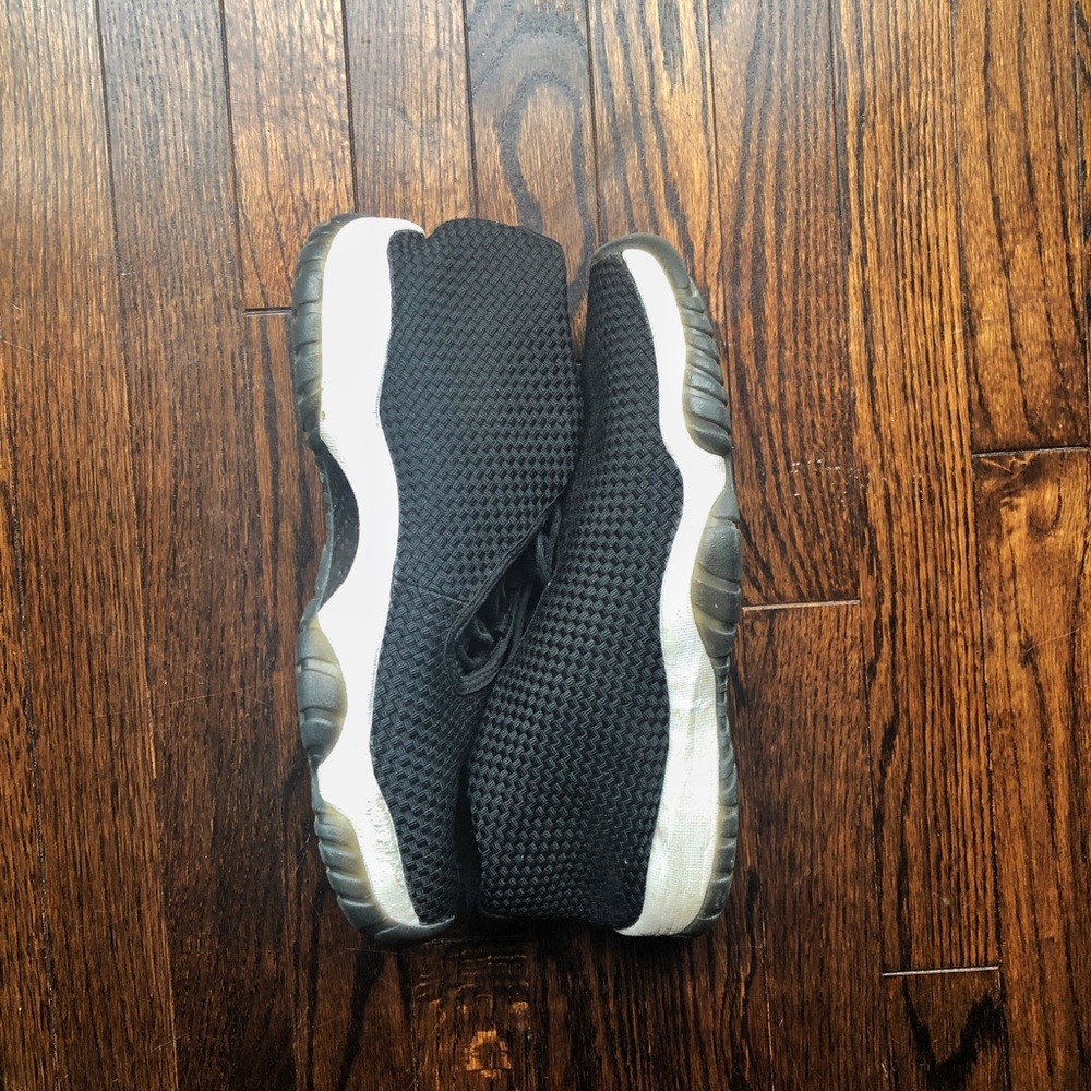 Jordan Black and White Sneakers